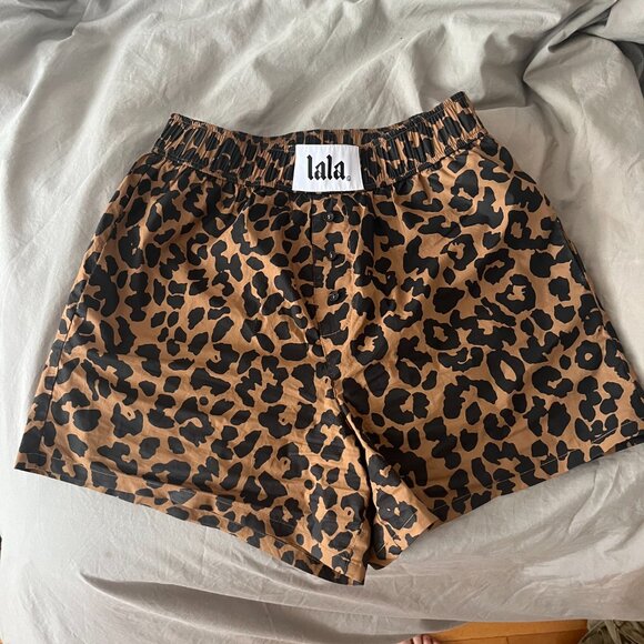 Lala Leopard Lover Boxer Shorts (size small) - Picture 2 of 3